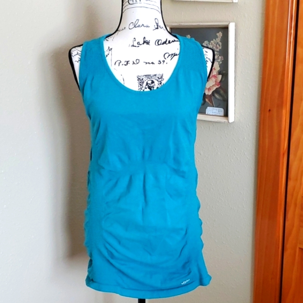 Maurices in Motion Activewear Tank Top  Teal Blue Size 1X